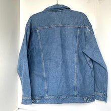 Load image into Gallery viewer, Outerknown Trucker Denim Jean Jacket Mens Blue Classic Organic Unisex