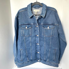 Load image into Gallery viewer, Outerknown Trucker Denim Jean Jacket Mens Blue Classic Organic Unisex