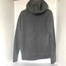 Load image into Gallery viewer, Outerknown OK Wordmark Snap Hoodie Mens Medium Sweatshirt Gray Organic