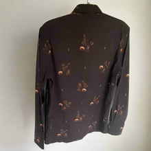 Load image into Gallery viewer, Paul Smith Dress Shirt Mens Small Brown Long Sleeve Button-Down Guitar Folk Cotton
