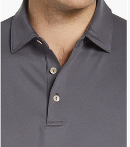 Peter Millar Polo Summer Comfort Mens Extra Large Gray Short Sleeve Jersey