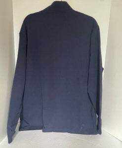 Polo Ralph Lauren Quarter Zip Sweater Mens Extra Large Bue Pullover Fleece Classic Fit