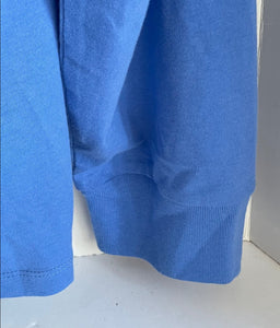 Polo Ralph Lauren Shirt Hoodie Mens Large Blue Logo Long Sleeve Cotton Tee