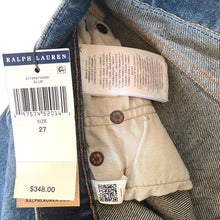 Load image into Gallery viewer, Polo Ralph Lauren Slim Boyfriend Jeans Womens 27 Patchwork Ankle Denim