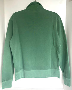 Polo Ralph Lauren Sweatshirt Mens Green Quarter Zip Vintage Athletic Club Jumper