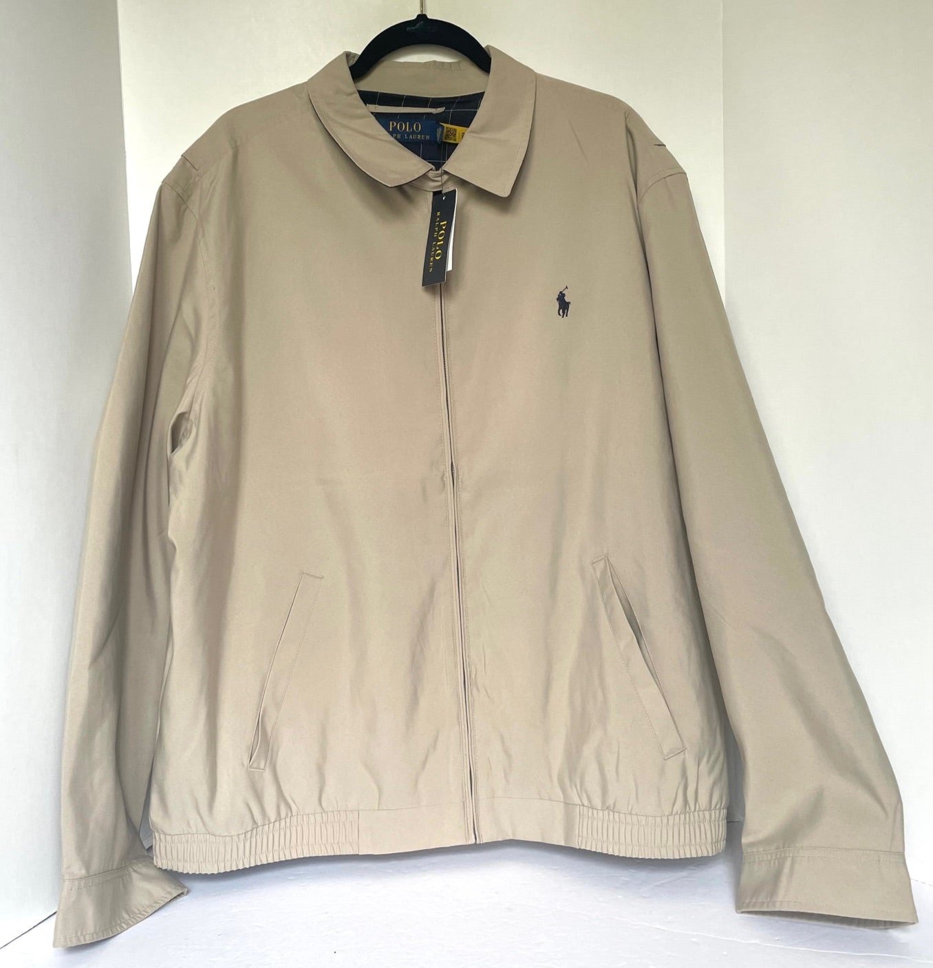 Polo khaki windbreaker store