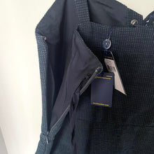 Load image into Gallery viewer, Navy blue textured jacket with Ralph Lauren tag on a white background