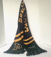 Load image into Gallery viewer, Polo Ralph Lauren Polo College Patch Wool Blend Scarf Blue Green Yellow Sport