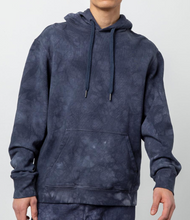 Load image into Gallery viewer, RAILS Fulton Hoodie Mens Blue Extra Large Pullover Midnight Tie Dye Sweater