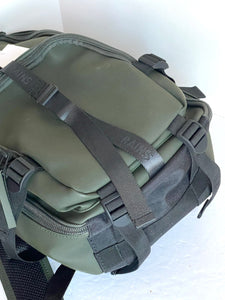 RAINS Trail Rucksack Backpack Waterproof Green Laptop Sleeve Vegan Unisex