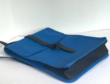 Load image into Gallery viewer, RAINS Mini Backpack Waterproof Blue Laptop Sleeve Vegan Adjustable Unisex