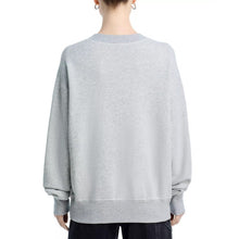 Load image into Gallery viewer, Person wearing a gray sweatshirt on a white background