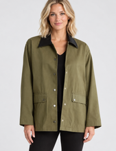 Load image into Gallery viewer, Rag &amp; Bone Cassandra Light Olive Chore Coat Large