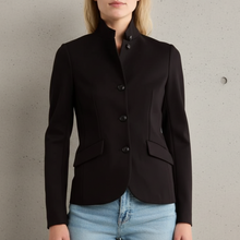 Load image into Gallery viewer, Rag &amp; Bone Sadie Ponte Blazer Womens 8 Black Tailored Jacket Stretch