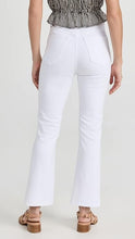 Load image into Gallery viewer, Rag Bone Case Ankle Flare Jeans White Exposed Button Fly High Waist Crop