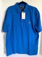 Load image into Gallery viewer, Robert Graham Polo Shirt Mens Extra Large Blue Sutter Classic Fit Cotton