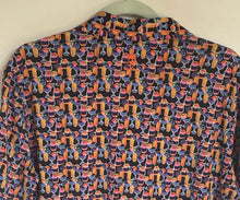 Load image into Gallery viewer, Robert Graham Polo Shirt Mens Medium Short Sleeve Cocktail Hour Lightweight