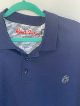 Load image into Gallery viewer, Robert Graham Polo Shirt Mens XXL 3XL Navy Blue Stone Trail Rugby Classic Fit