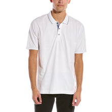 Load image into Gallery viewer, Robert Graham Wren Polo Shirt Mens XL White Short Sleeve Classic