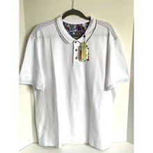 Load image into Gallery viewer, Robert Graham Wren Polo Shirt Mens XL White Short Sleeve Classic