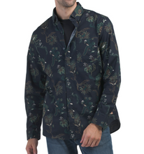 Load image into Gallery viewer, Scotch &amp; Soda Premium Button Down Shirt Mens Blue Long Sleeve Floral Cotton