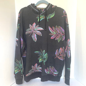 ScotchSodaTwistedHoodieSweaterMensBlackPulloverFloralTropicalSoft2