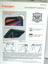 Load image into Gallery viewer, Spigen iPhone 11 PRO Slim Armor Essential S Black Kickstand Cushion Bumper Case