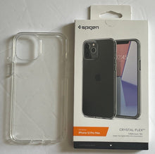 Load image into Gallery viewer, Spigen iPhone 12 Pro Max Case Clear Crystal Flex Hard Shell Bumper Protective