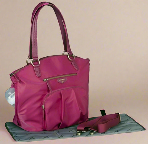 TWELVELittle Tote Diaper Bag Large PInk Allure Dome Crossbody Chemical Free