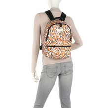 Load image into Gallery viewer, Ted Baker Backpack Laptop Large Yellow Leopard Puffer Nylon plus Mini Pouch