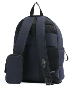 Ted Baker Backpack Mens Blue Large Puffer Nylon Quilted Laptop Sleeve, Streek