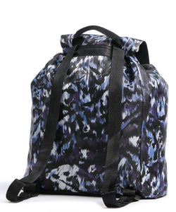 Ted Baker Backpack Womens Small Blue Nylon Nillana  Animal Print Lightweight Bag