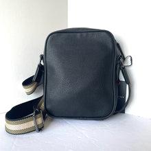 Load image into Gallery viewer, Ted Baker Kiian Crossbody Messenger Bag Mens Black Small Vegan Leather