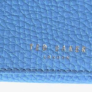 Ted Baker Muscovy Bobble Matinee Wallet Womens Blue Pebbled Leather