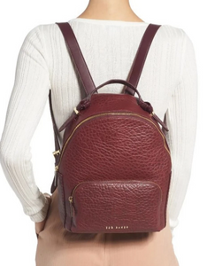Ted Baker Women’s Orilyy Leather Medium Backpack with Knotted Handle