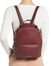 Load image into Gallery viewer, Ted Baker Women’s Orilyy Leather Medium Backpack with Knotted Handle