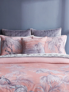 Ted Baker Queen Full 3 Piece Set Pink Cotton Sateen 92 x 96, Horizon Birds