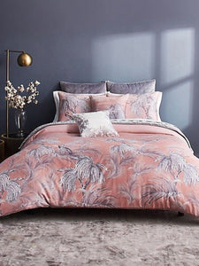 Ted Baker Queen Full 3 Piece Set Pink Cotton Sateen 92 x 96, Horizon Birds