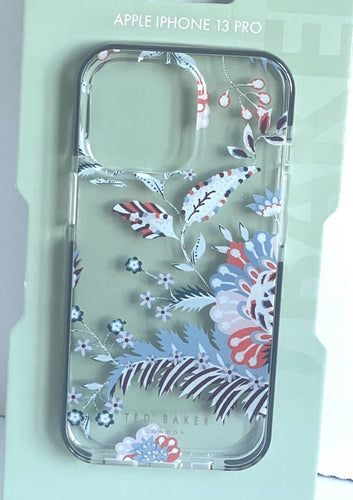 Ted Baker iPhone 13 PRO Bumper Case Floral Slim Protective Clear