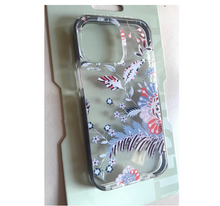 Load image into Gallery viewer, Ted Baker iPhone 13 PRO Case Floral Spiced Up Hardshell Clear Blue 6.1in