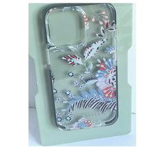 Load image into Gallery viewer, Ted Baker iPhone 13 PRO Case Floral Spiced Up Hardshell Clear Blue 6.1in