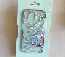 Load image into Gallery viewer, Ted Baker iPhone 13 PRO Case Floral Spiced Up Hardshell Clear Blue 6.1in