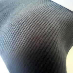 Close-up of textured black fabric