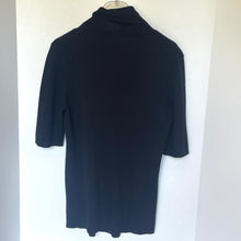 Load image into Gallery viewer, Theory Leenda B  Merino Wool Turtleneck Sweater Womens XL Short Sleeve