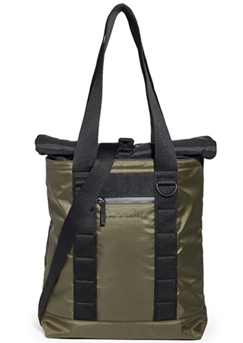 WANT Les Essentiels Tote Large Green Havel Eco-Nylon Laptop Utility Ripstop