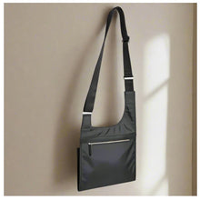 Load image into Gallery viewer, WANT Les Essentiels Kurtz Sling Bag Black Nylon Slim Crossbody Minimalist