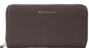 Want Les Essentiels Wallet Womens Continental Zip Large Brown Leather, Perth