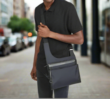 Load image into Gallery viewer, WANT Les Essentiels Kurtz Messenger Bag Mens Black Nylon Sling Crossbody