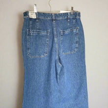 Load image into Gallery viewer, We The Free Palmer Cuffed Jeans Womens 28 Blue Wide Leg Baggy Relaxed