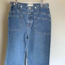 Load image into Gallery viewer, We The Free Palmer Cuffed Jeans Womens 28 Blue Wide Leg Baggy Relaxed